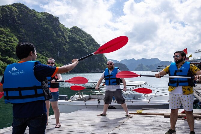Unique Halong Private Day Cruise - Fishing Village, Kayak - Four hours around Bai Tu Long Bay